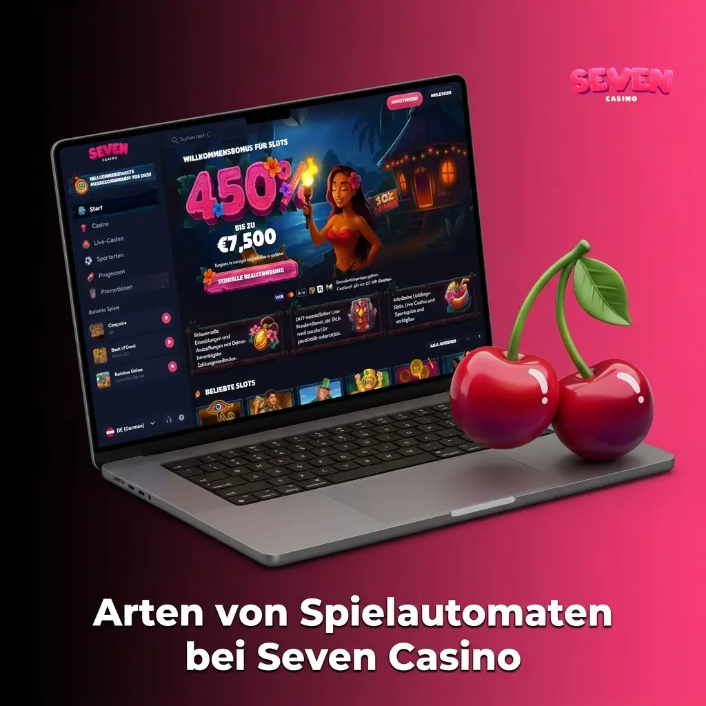 Verschiedene Spielautomaten-Typen bei Seven Casino: Klassische Slots, Video-Slots, Jackpot und Megaways