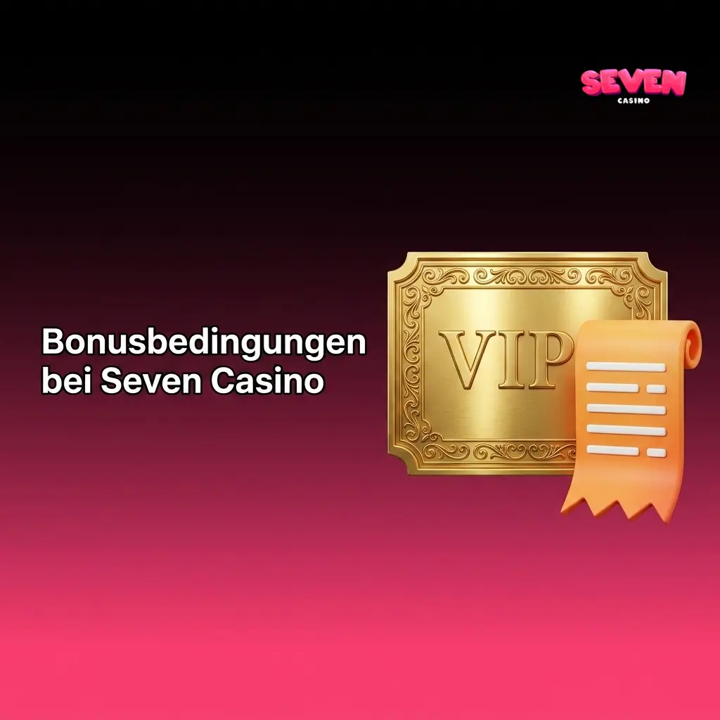 Seven Casino Bonusbedingungen: Umsatzanforderungen, Mindesteinzahlung und Gültigkeitsdauer im Überblick