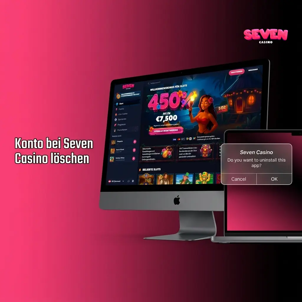 Seven Casino Konto löschen: Support kontaktieren, Identität bestätigen und Kontoschließung per E-Mail bestätigen