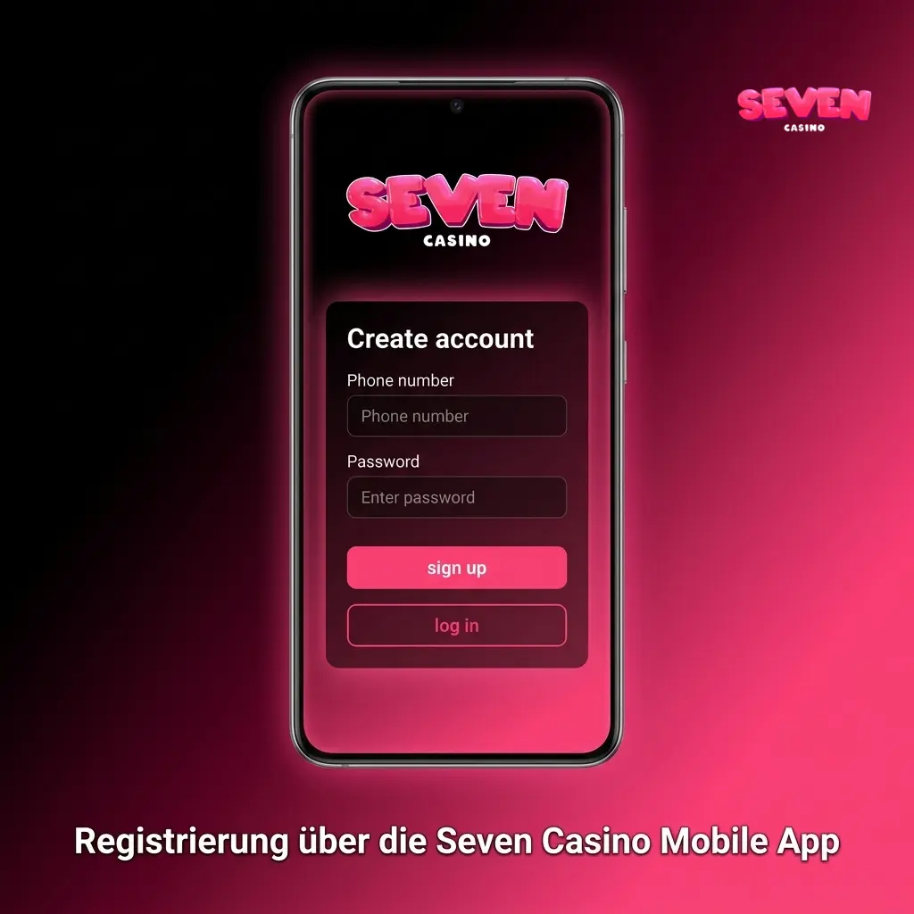 Seven Casino Mobile App Registrierung auf Android und iOS – Konto direkt per Smartphone erstellen