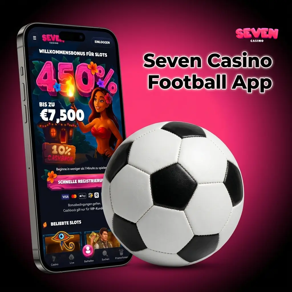 Seven Casino Football App für Android und iOS – Fußballwetten mobil platzieren