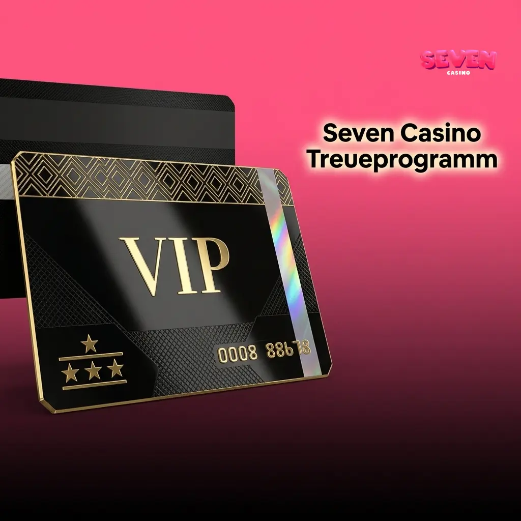 Seven Casino Treueprogramm mit VIP-Stufen von Bronze bis Diamond und Treuepunkte-System für Echtgeldeinsätze