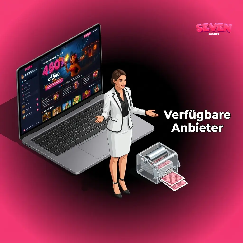 Evolution, Pragmatic Play Live und Playtech als Live-Casino-Anbieter im Seven Casino mit lizenzierten Studios weltweit