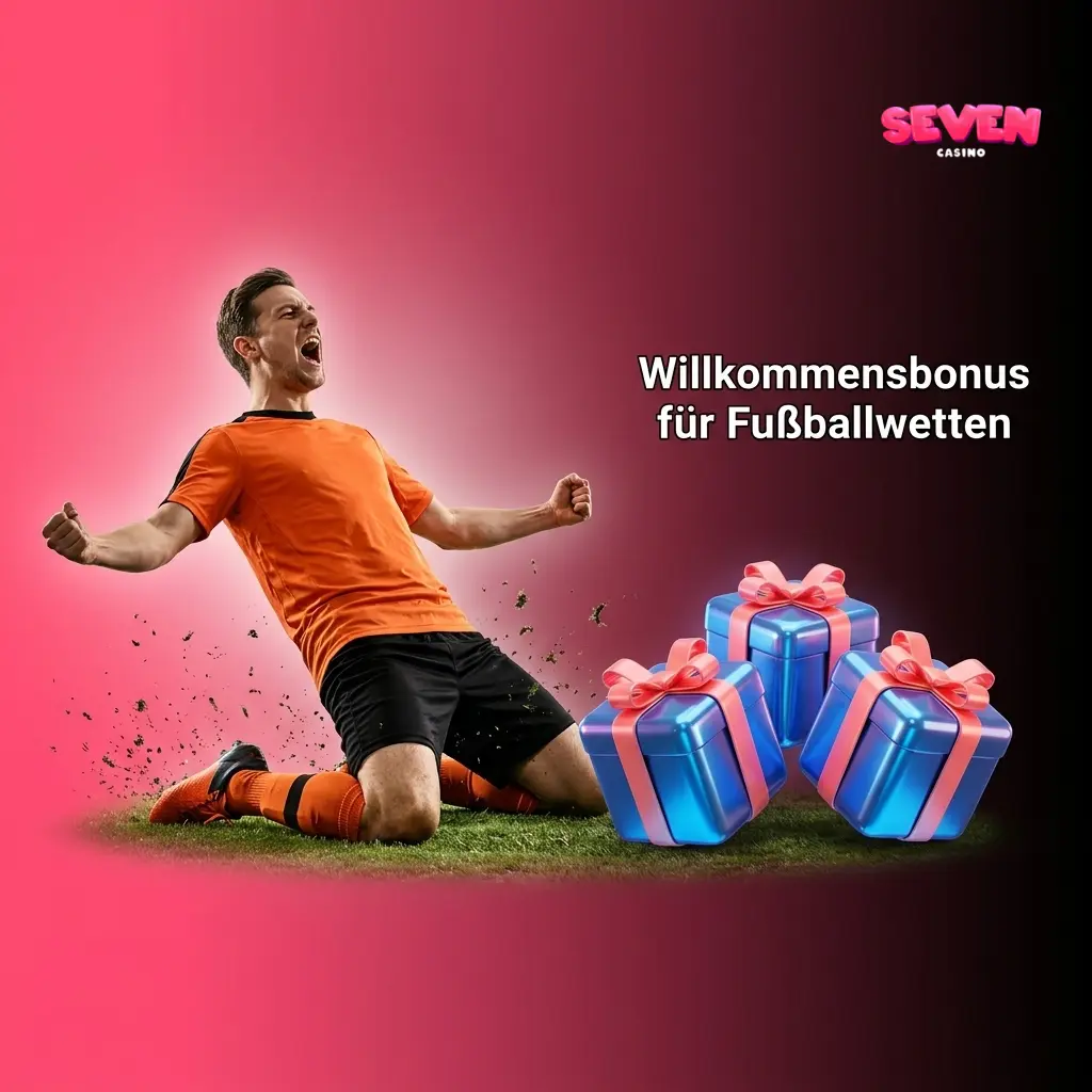 Seven Casino Willkommensbonus 450% bis 7.500 EUR für Fußballwetten – Bundesliga, Champions League