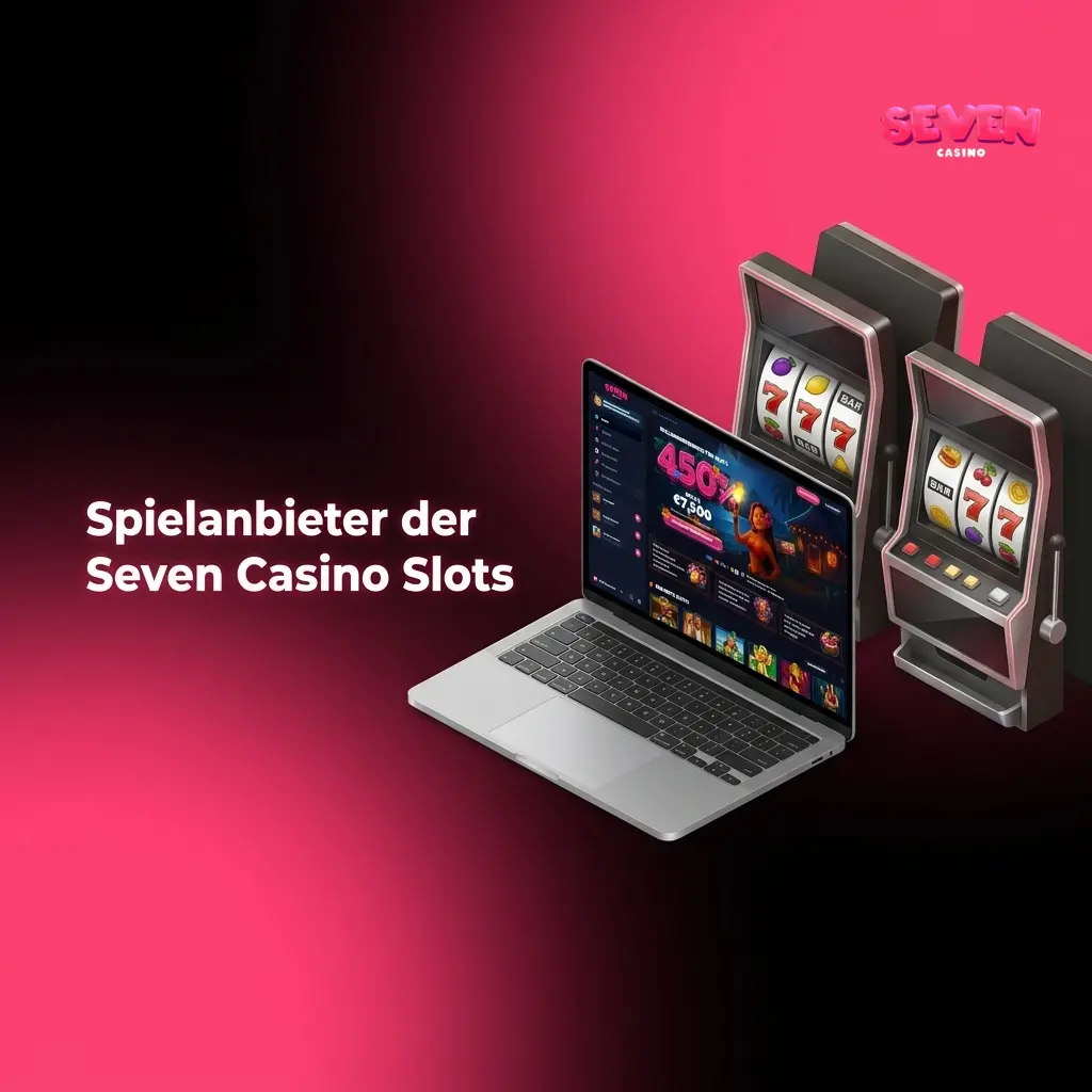 Logos der Spielanbieter im Seven Casino wie Pragmatic Play, NetEnt und Microgaming